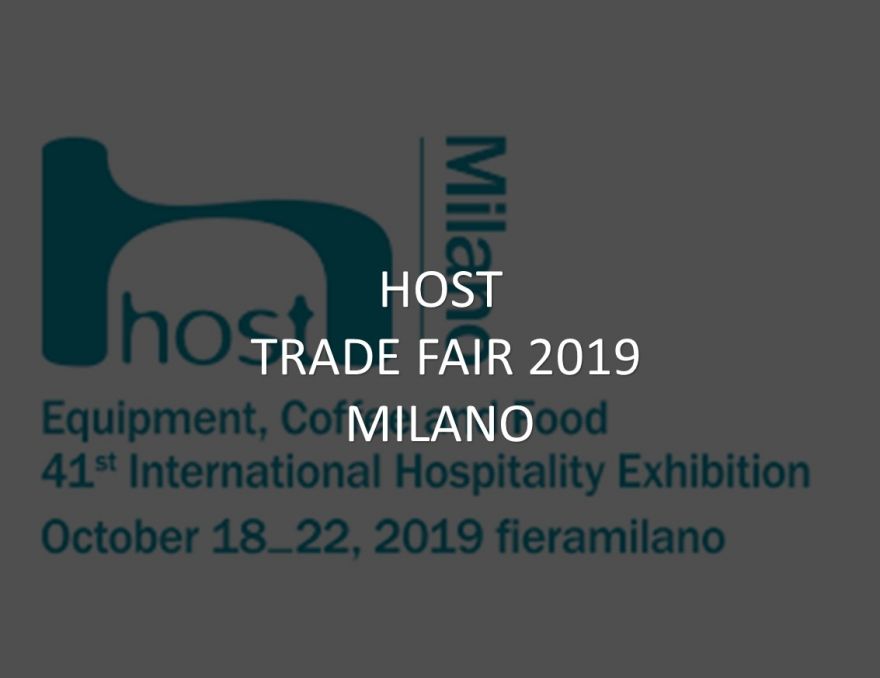 HOST 2019 in Milan 18-22.10.2019