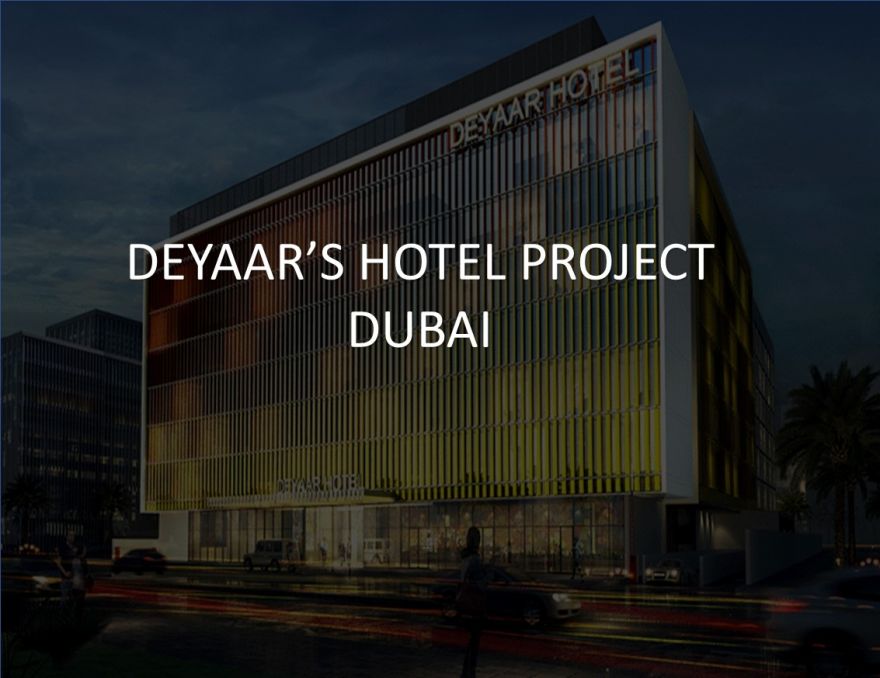 Deyaar’s hotel project in Al Barsha, Dubai
